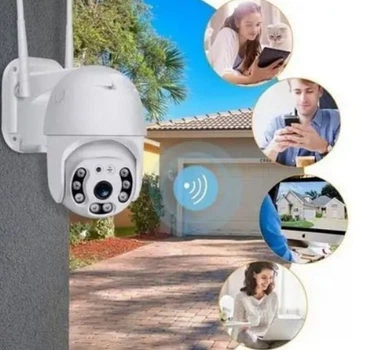 Уличная поворотная Wi-Fi IP-камера UKC Smart Camera HD DH-A8 с удаленным доступом Hisee SE