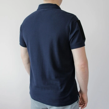 Чоловіча сорочка під шеврони, футболка для ДСНС (розмір XL), футболка поло з липучками