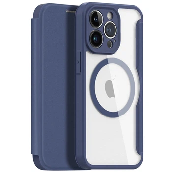 Чехол-книжка Dux Premium Ducis Skin X Pro with MagSafe для Apple iPhone 15 Pro Max (6.7") Blue
