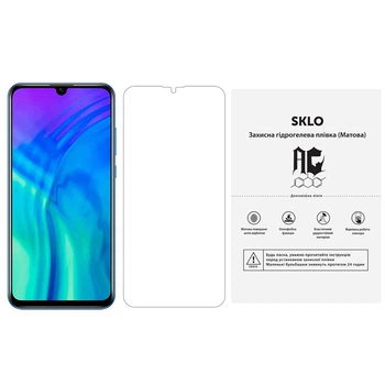 Защитная гидрогелевая пленка SKLO (экран) (тех.пак) для Huawei P40 Pro Матовый