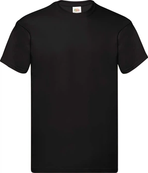 Футболка Fruit of the Loom Original Чорний XL