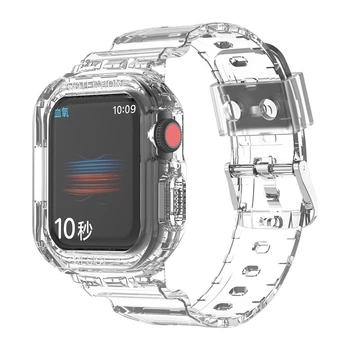 Чехол ремешок для Apple Watch 8/7/6/5/4/3/2/1(42/44/45 мм )Прозорий