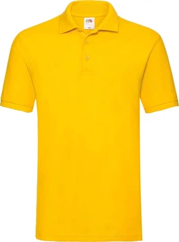 Теніска Fruit of the Loom Premium Polo Солнечно-Желтый 2XL