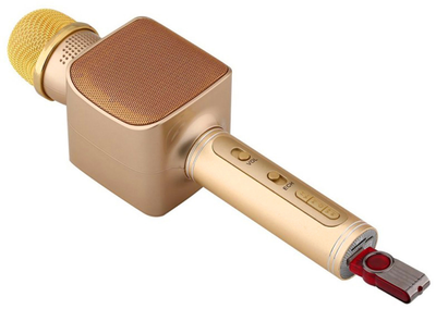 Беспроводной караоке микрофон Magic Karaoke YS-68 Золотой