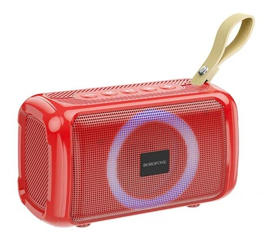 Портативная bluetooth колонка Borofone BR17 Cool Sports BT speaker red