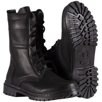 Берці тактичні польові полегшені черевики з вентиляцією для силових структур KOMBAT Чорний 38 (OPT-12241)