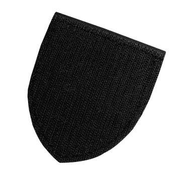 Шеврон на липучці "Поліція" тактичний універсальний для поліцейських підрозділів 9.5 х 8см Чорний (OPT-651)