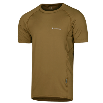 Футболка мужская тактическая полевая повседневная футболка для спецсужб (S) Койот (OPT-9331)