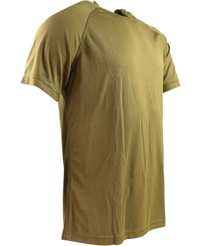 Футболка тактическая мужская летняя повседневная футболка для силовых структур XXXL койот (OPT-6481)