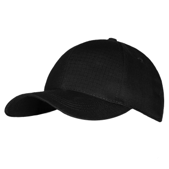 Бейсболка тактична універсальна кепка для спецслужб KOMBAT 5849 Чорний (OPT-5401)