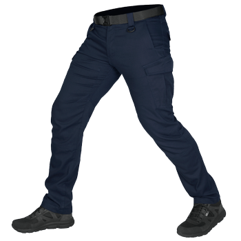 Штани тактичні чоловічі зносостійкі похідні штани для силових структур KOMBAT M Синій (OPT-27181)