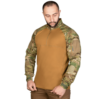 Рубашка боевая тактическая дышащая рубашка для специальных подразделений UBACS XL Multicam/Койот (OPT-27601)