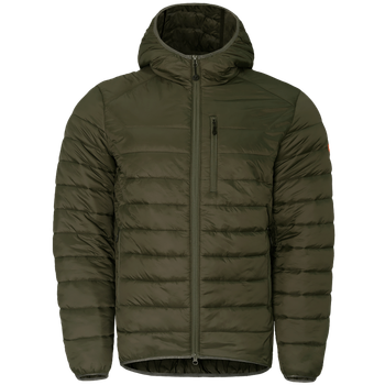 Пуховик легкий тактичний стебана куртка ергономічного крою S Олива (OPT-45201)