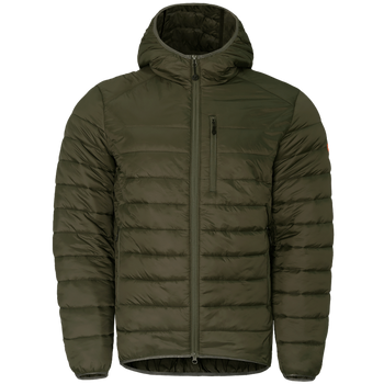 Пуховик легкий тактический стебанная куртка эргономического кроя S Олива (OPT-45201)