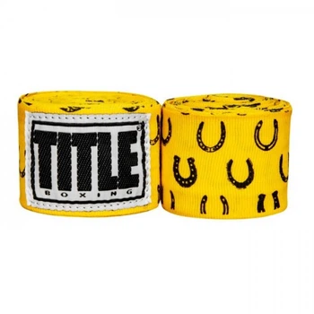 Бинты боксерские эластичные TITLE Boxing Print Mexican Stile Horseshoes 4.5м