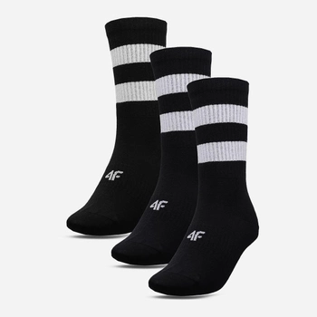 Набор носков 4F Socks Cas U206 4FAW23USOCU206-90S 35-38 3 пары Черный (5904698393251)