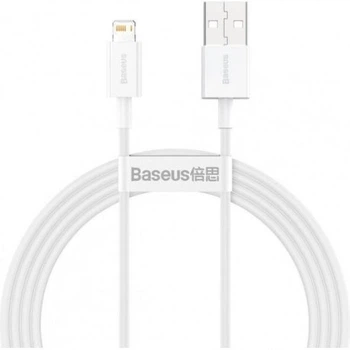 Кабель Baseus Superior Series Fast Charging Data Cable USB to Lightning 2.4A 1.5m White (CALYS-B02)