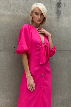 Платье Jadone Fashion Клер M малина