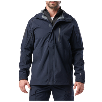 Куртка штормова 5.11 Tactical Force Rain Shell Jacket Dark Navy M (48362-724)