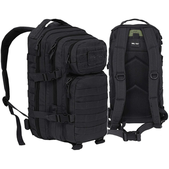 Рюкзак тактичний ASSAULT Sturm Mil-Tec S Black 20 l (14002002)