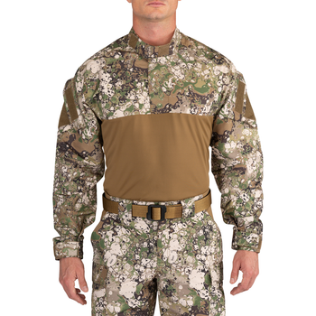 Рубашка тактическая под бронежилет 5.11 Tactical GEO7 Fast-Tac TDU Rapid Shirt Terrain 2XL (72488G7-865)