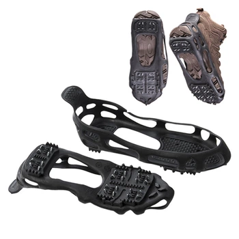 Льодоходи-льодоступи (антиковзні накладки на взуття) Sturm Mil-Tec BOOT SPIKES OVERSHOE Black 35-39 (12923002)