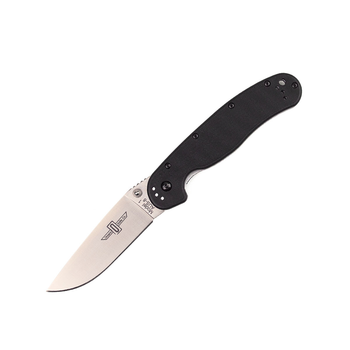 Нож складной Ontario Knife Company RAT I Folder Satin Black (O8848)