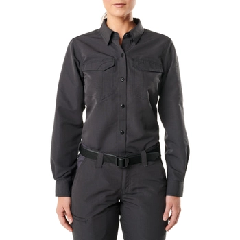 Рубашка тактическая женская 5.11 Tactical Women's Fast-Tac Long Sleeve Shirt Charcoal S (62388-018)