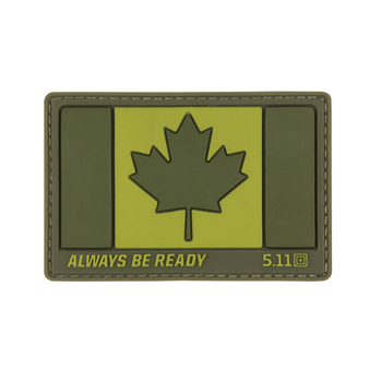 Нашивка 5.11 Tactical Canada Flag Patch Sage Green (81209-831)