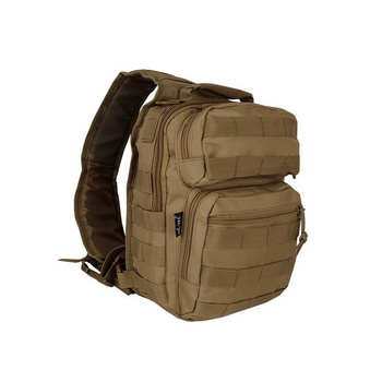 Рюкзак однолямочний Sturm Mil-Tec ONE STRAP ASSAULT PACK SM Coyote 30х22х13 см (14059105)