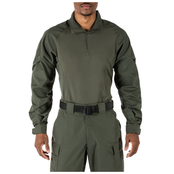 Сорочка тактична під бронежилет 5.11 Tactical Rapid Assault Shirt TDU Green 2XL (72194-190)