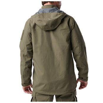 Куртка штормова 5.11 Tactical Force Rain Shell Jacket RANGER GREEN XL (48362-186)