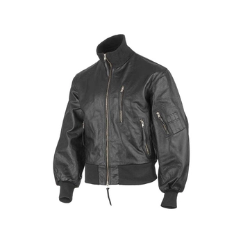 Куртка льотна шкіряна Бундесвер Sturm Mil-Tec Black 54 (10461002)