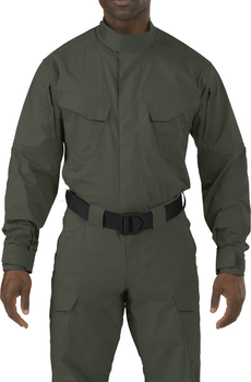 Рубашка тактическая 5.11 Tactical STRYKE TDU LONG SLEEVE SHIRT TDU Green 2XL (72416-190)