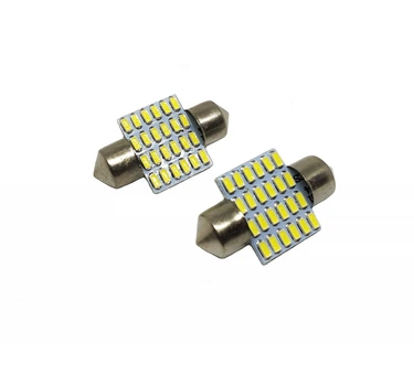 Светодиодная лампа C5W Festoon 24SMD 3014 Autoexpect 12V 31мм с драйвером (31350)