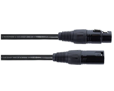 Мікрофонний кабель XLR Male - XLR Female 2.5м Cordial EM 2,5 FM