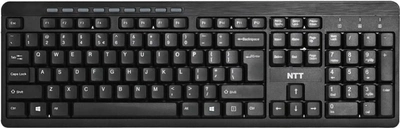 Клавиатура проводная NTT KB-UM-106 USB Black (NTT-KB-UM-106)