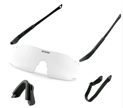 Балістичні окуляри ESS ICE Clear Lens One Kit + Strap