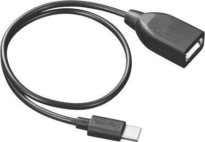 Kabel Canyon USB Typ C - USB Typ AF UC-3 0.3 m Czarny (CNE-USBC3B)