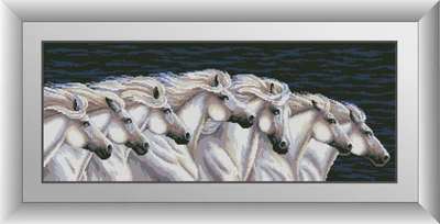 Алмазна мозаїка "Сімка коней" Dream Art в коробці 30962