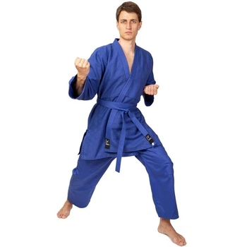 Кимоно для дзюдо Combat MA-0015-5 синее (450 г/м2, хлопок 100%) рост 180 см