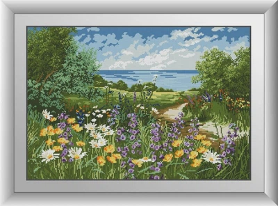 Алмазна мозаїка "Звивиста стежка" Dream Art в коробці 45x66см 30172