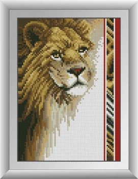Алмазна мозаїка "Лев" Dream Art в коробці 30253