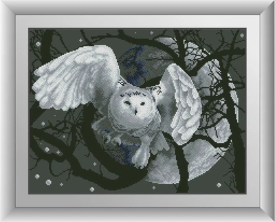 Алмазна мозаїка "Нічна сова" Dream Art в коробці 30527