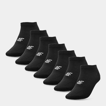 Набор носков 4F Socks Cas F215 4FWAW23USOCF215-20S 39-42 7 пар Черный (5904698436132)
