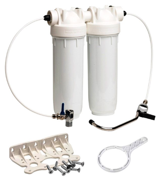 Корпус фильтра Atlas Filtri BRAVO DP DUO BW 10" KIT (RA6080003)