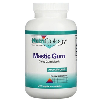 Смола мастикового дерева, Mastic Gum, Nutricology, 240 капсул (ARG-57370)
