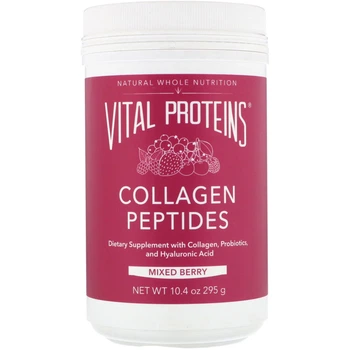 Пептиды коллагена, Collagen Peptides, Vital Proteins, вкус ягод, порошок, 285 г (VTP-00588)