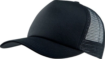 Кепка Kariban Trucker Чорна з чорним 58 см