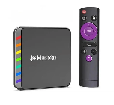 Смарт ТБ приставка Android SmartTV Box H96 MAX S905W2 4/32Gb WiFi-6 4K HDR